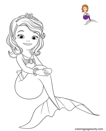 Sofia the first coloring pages