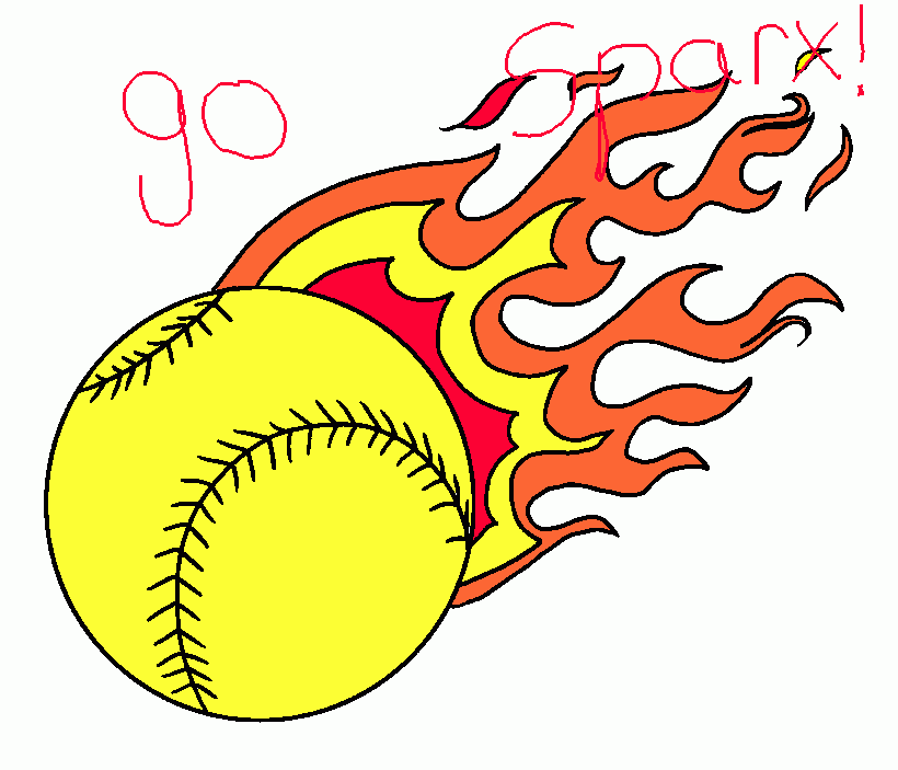 Softball coloring page printable softball