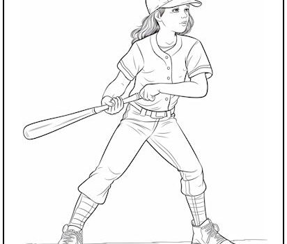 Tag baseball coloring page print it free