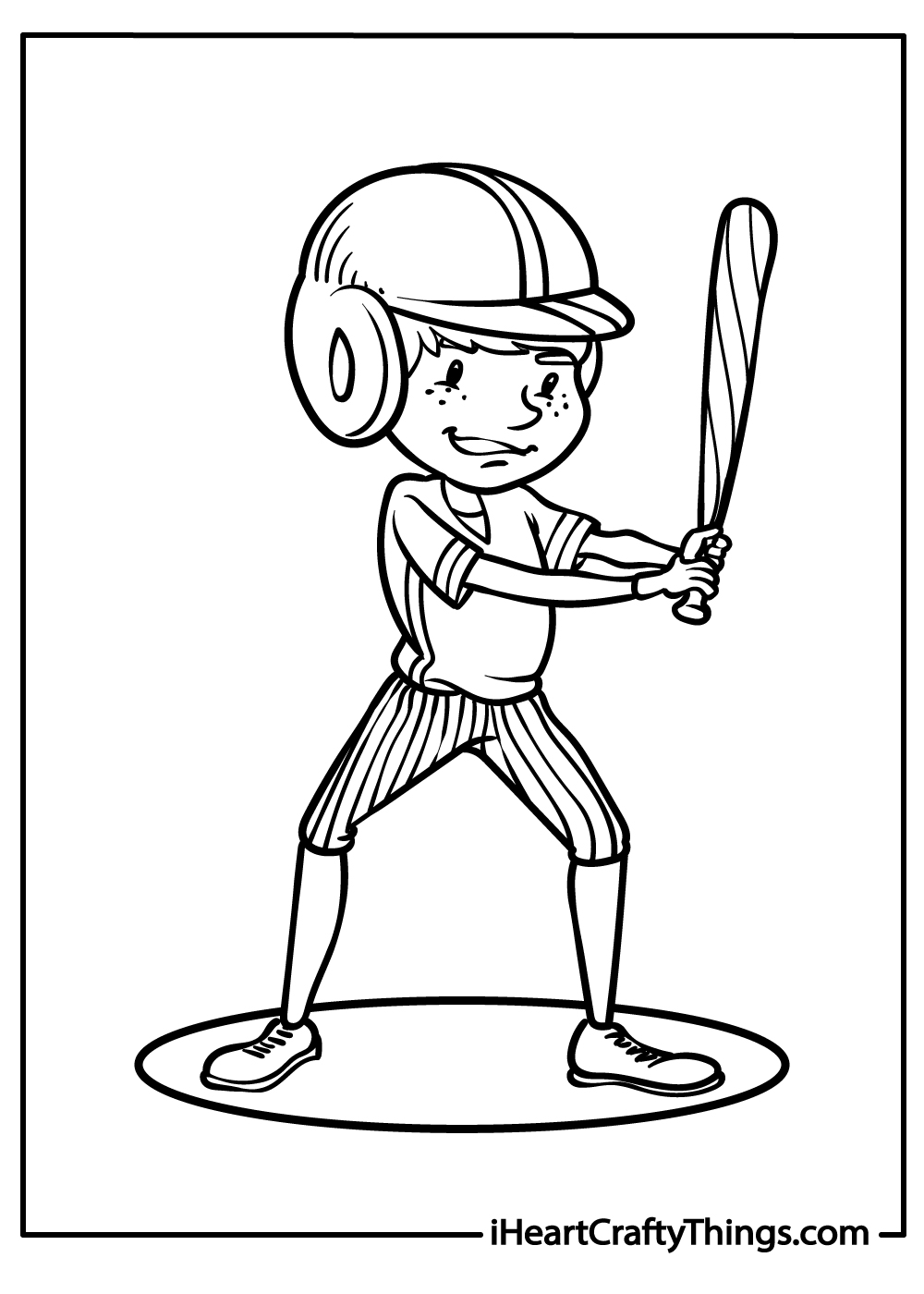 Baseball coloring pages free printables