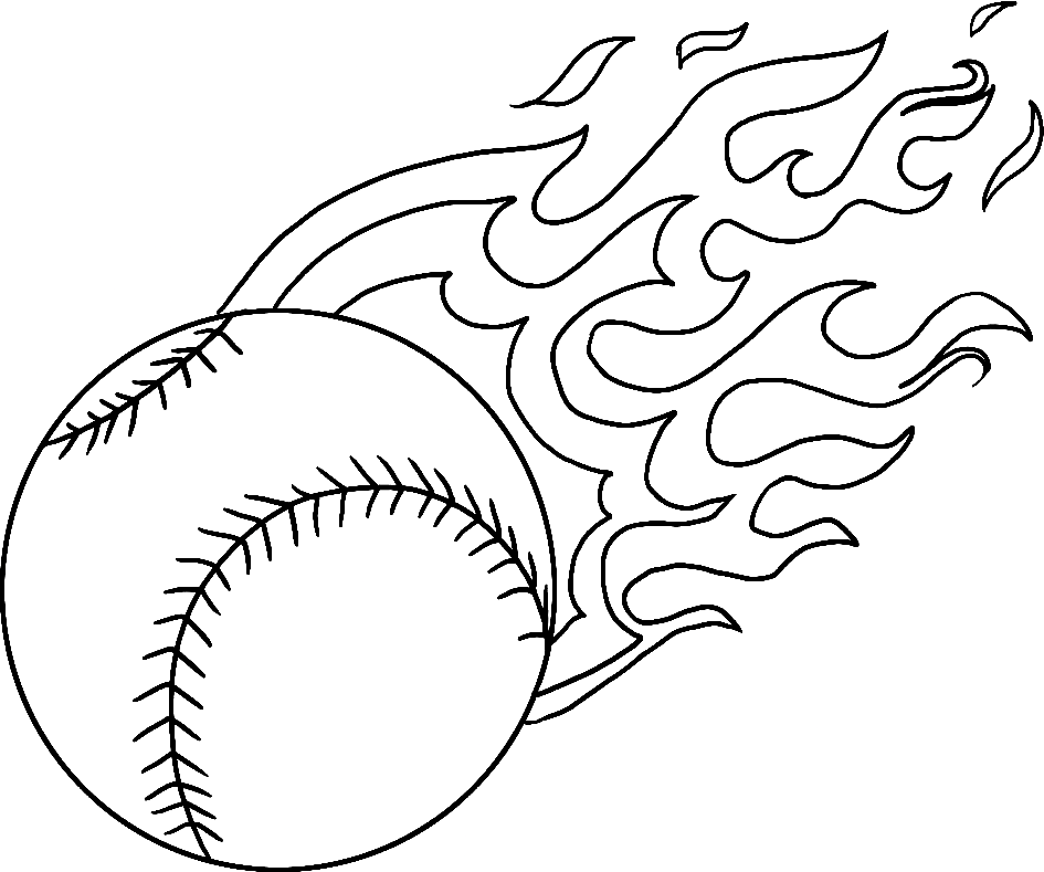 Softball coloring pages printable for free download