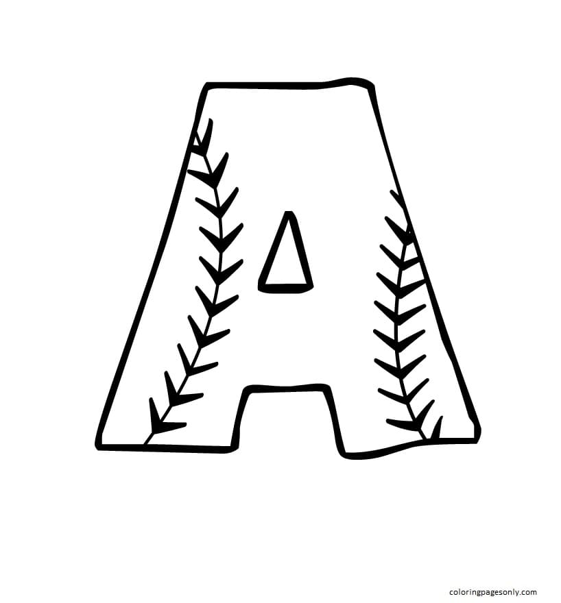 Baseball coloring pages