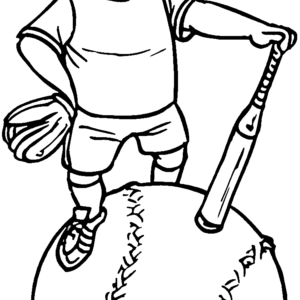 Softball coloring pages printable for free download