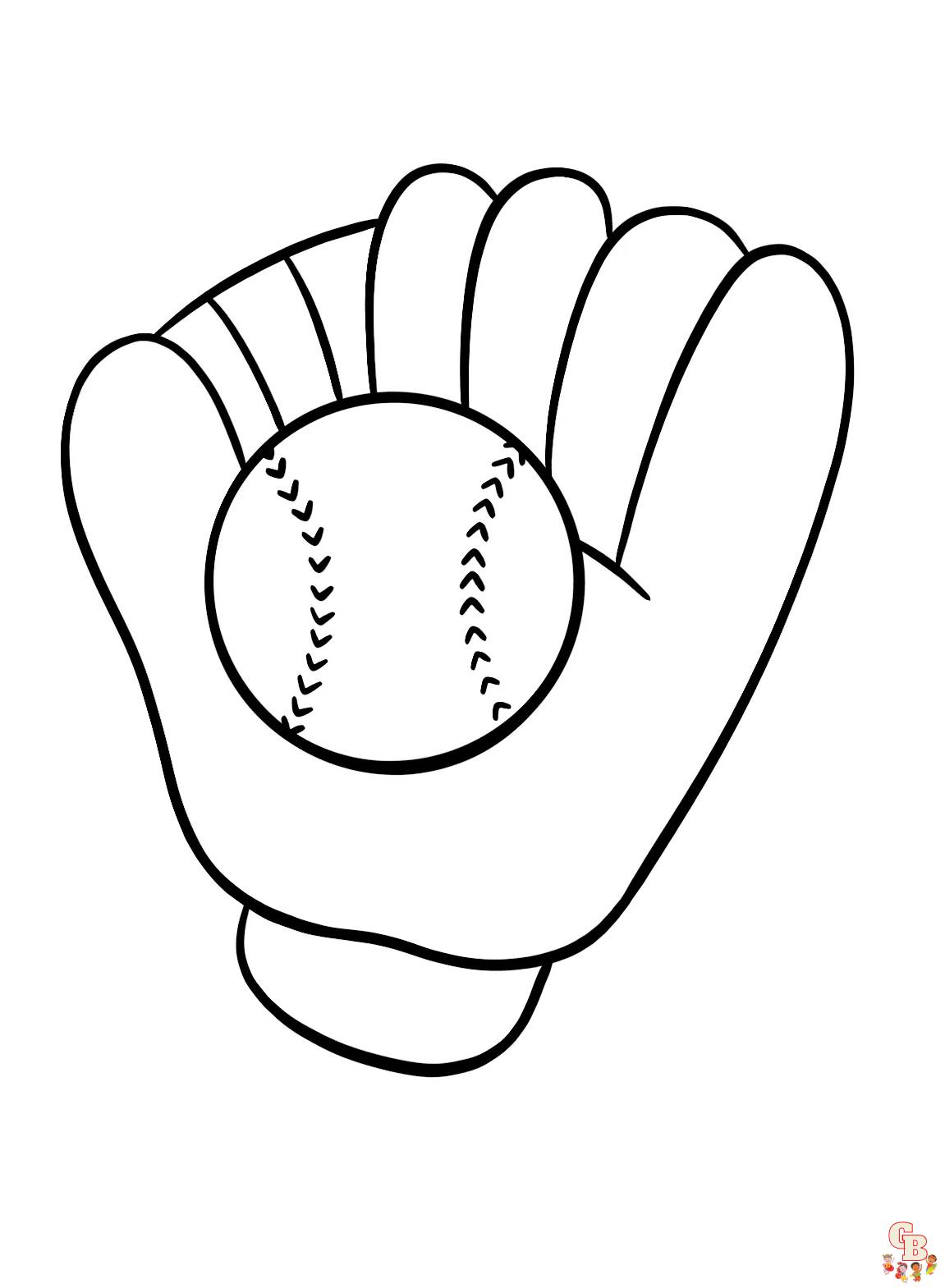 Score a home run with softball coloring pages