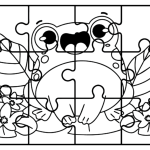 Jigsaw puzzle coloring pages printable for free download