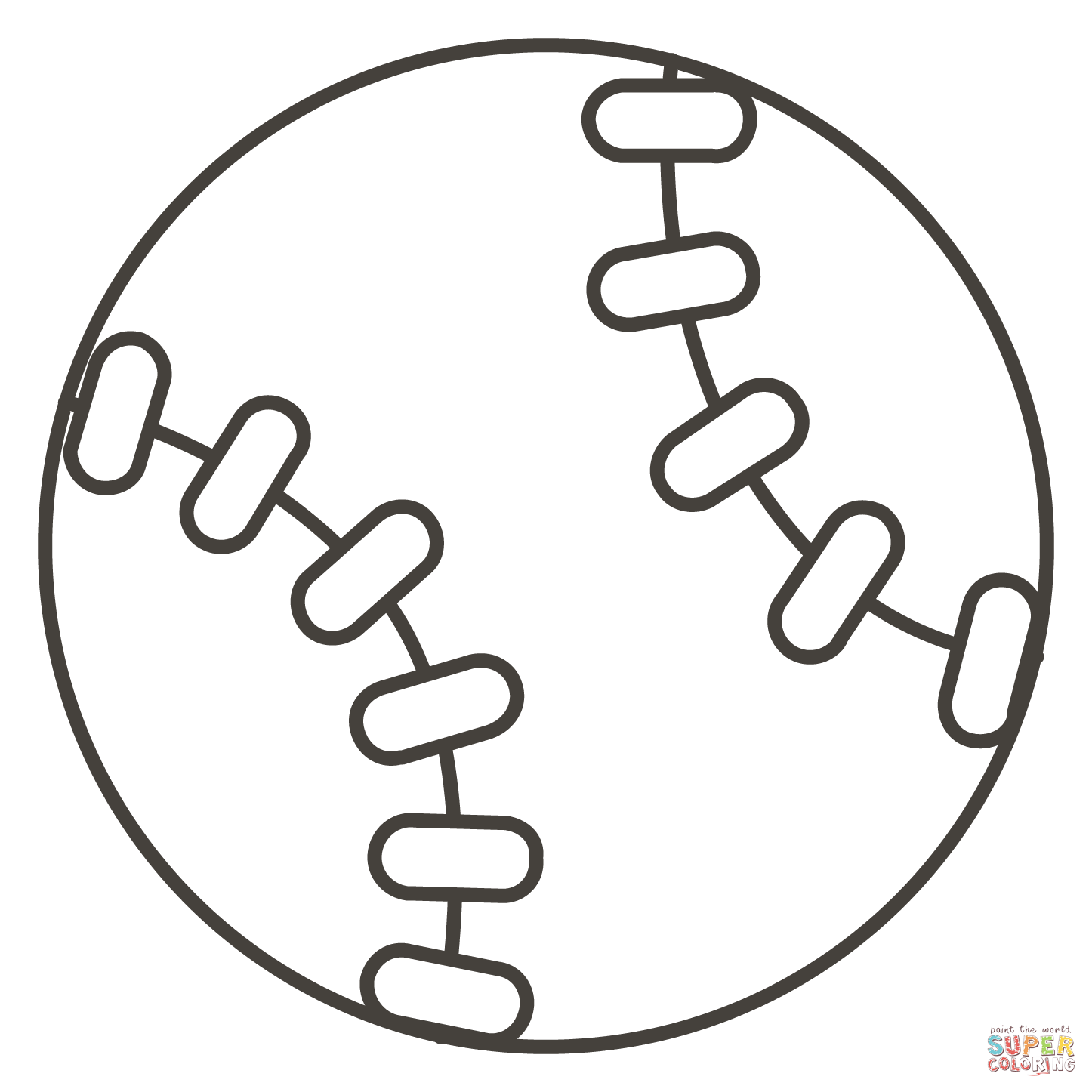 Baseball coloring page free printable coloring pages