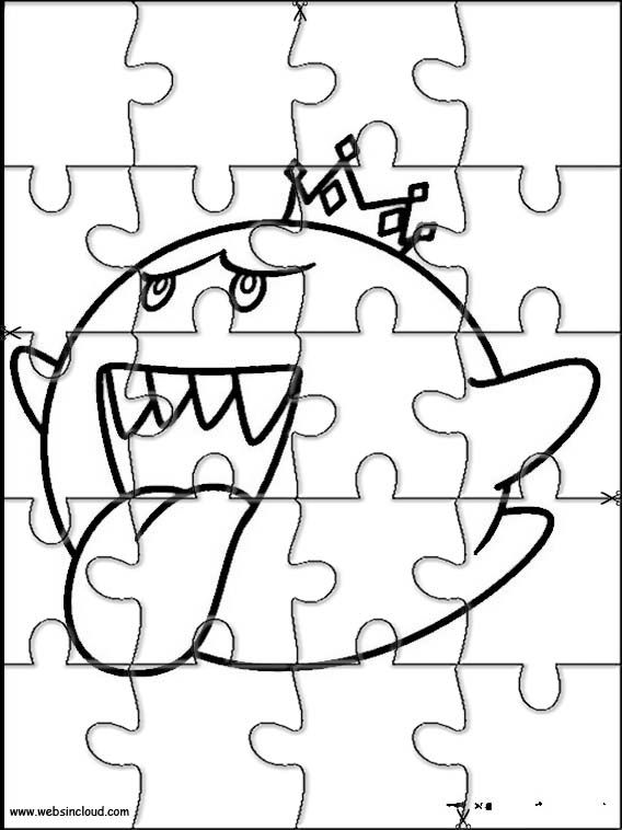 Printable jigsaw puzzles to cut out for kids mario bros coloring pages super mario coloring pages mario bros super mario brothers birthday