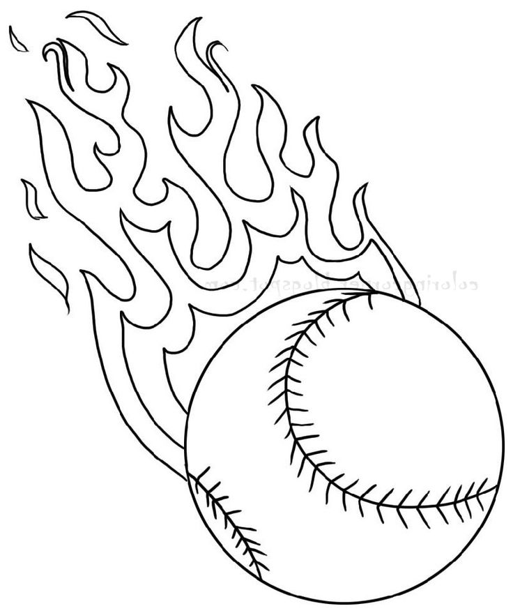 Baseball coloring pages fireball baseball coloring pages coloring pages adult coloring pages