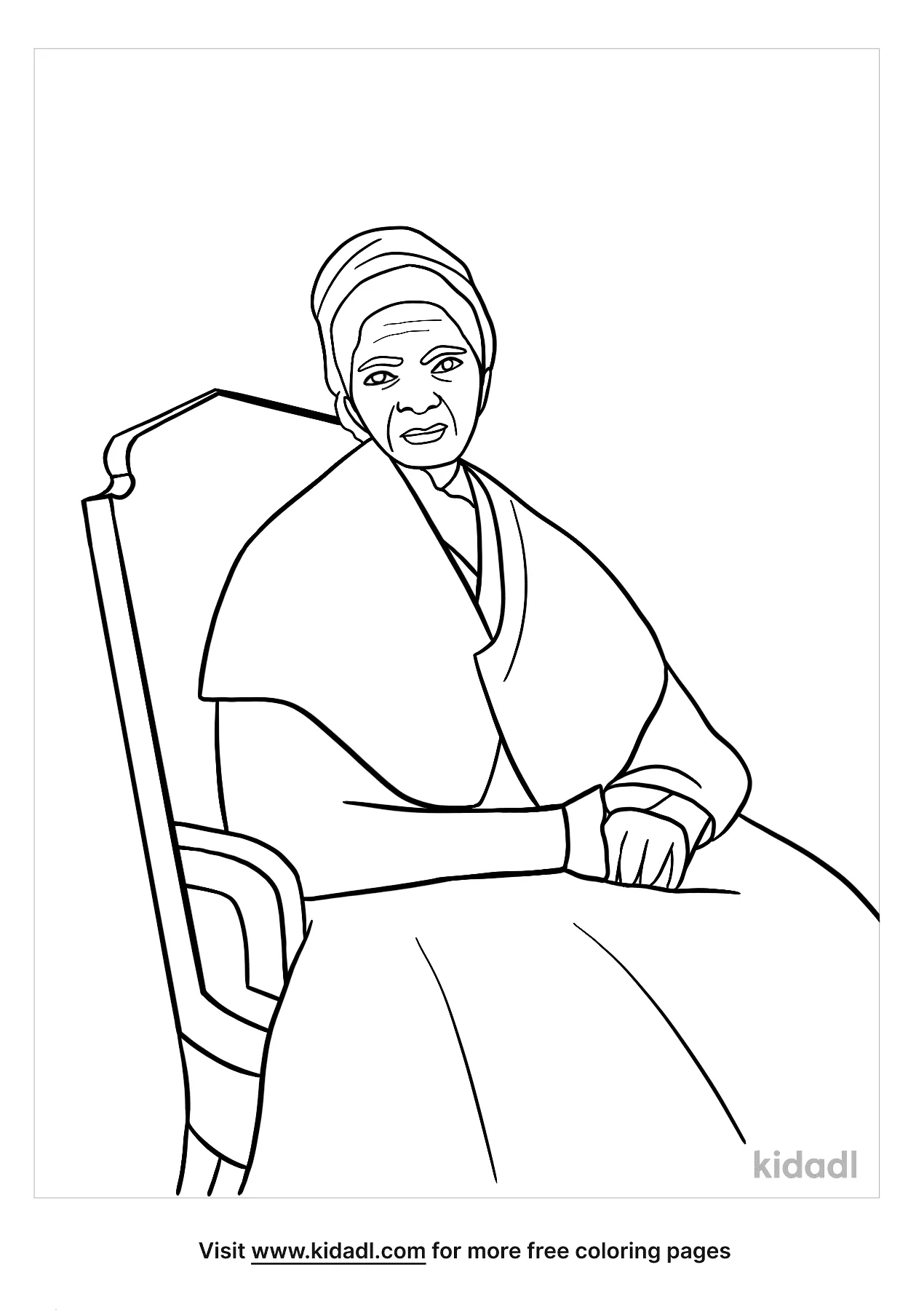 Free sojourner truth coloring page coloring page printables