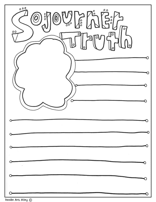 Sojourner truth coloring pages