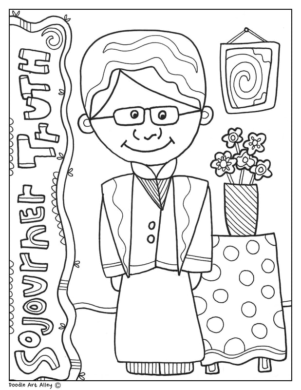 Sojourner truth coloring pages