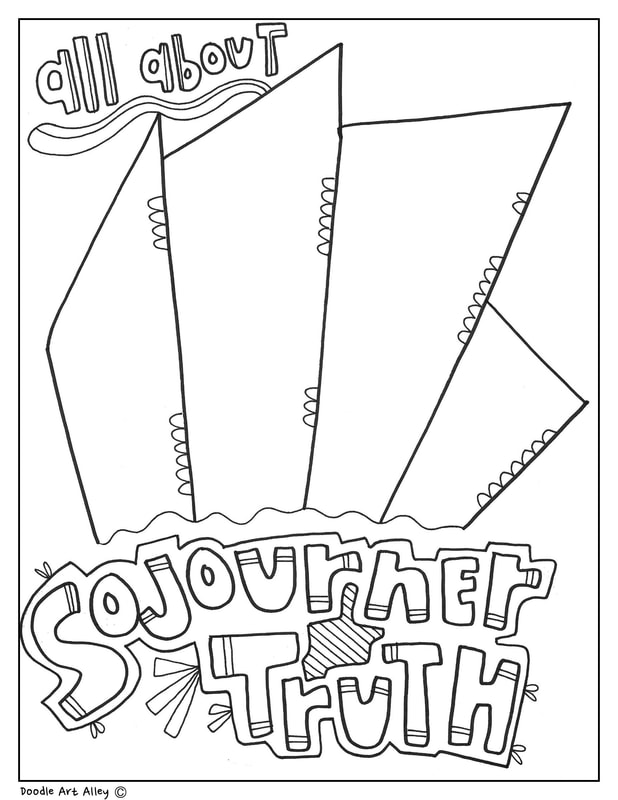 Sojourner truth coloring pages