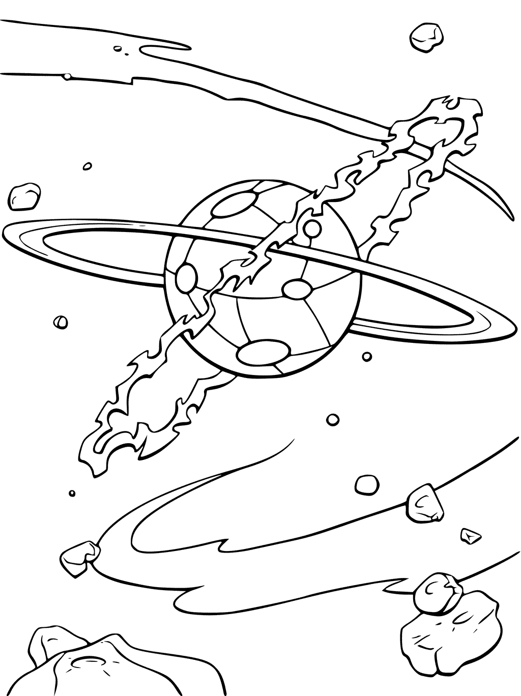 Free printable solar system coloring pages for kids