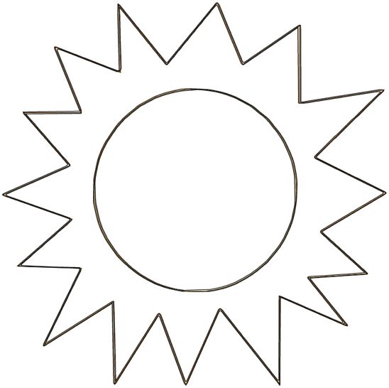 Imagens de sol para colorir keãe kitap boyama sayfalarä ãizimler