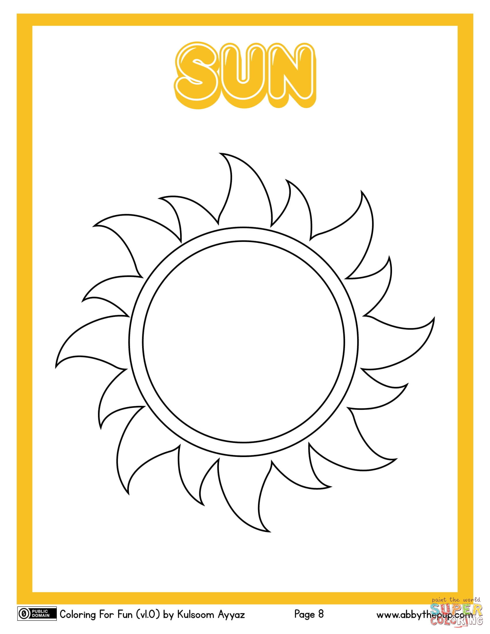 Dibujo de sol para colorear dibujos para colorear imprimir gratis