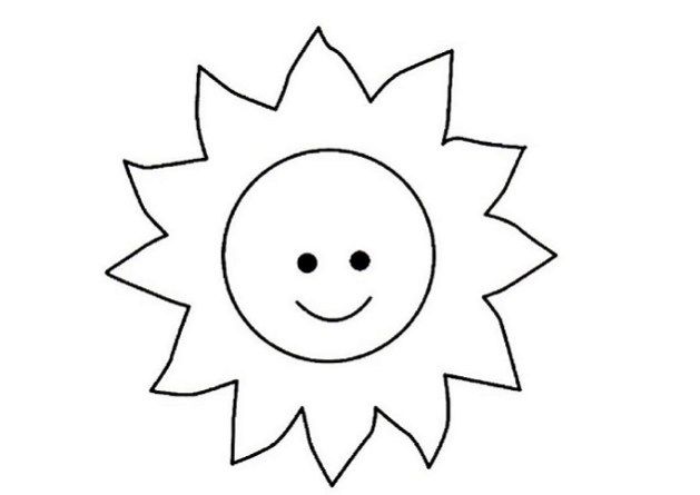 Desenhos do sol para colorir e imprimir