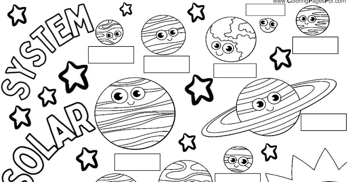 Cute solar system coloring pages rcoloringpagespdf