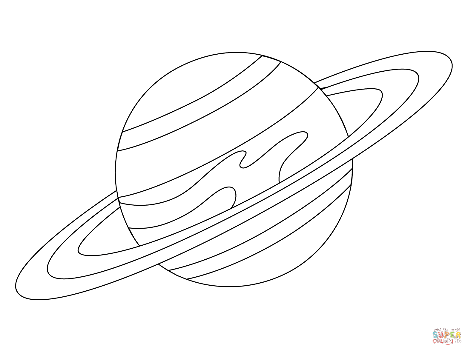 Ringed planet emoji coloring page free printable coloring pages