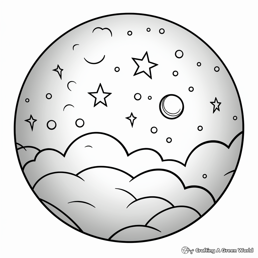 Sphere coloring pages