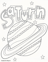 Solar system coloring pages printables