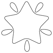 Glowing star emoji coloring page free printable coloring pages