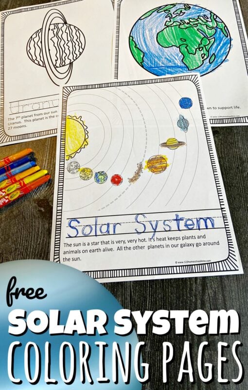 Ðª free printable solar system planet coloring pages