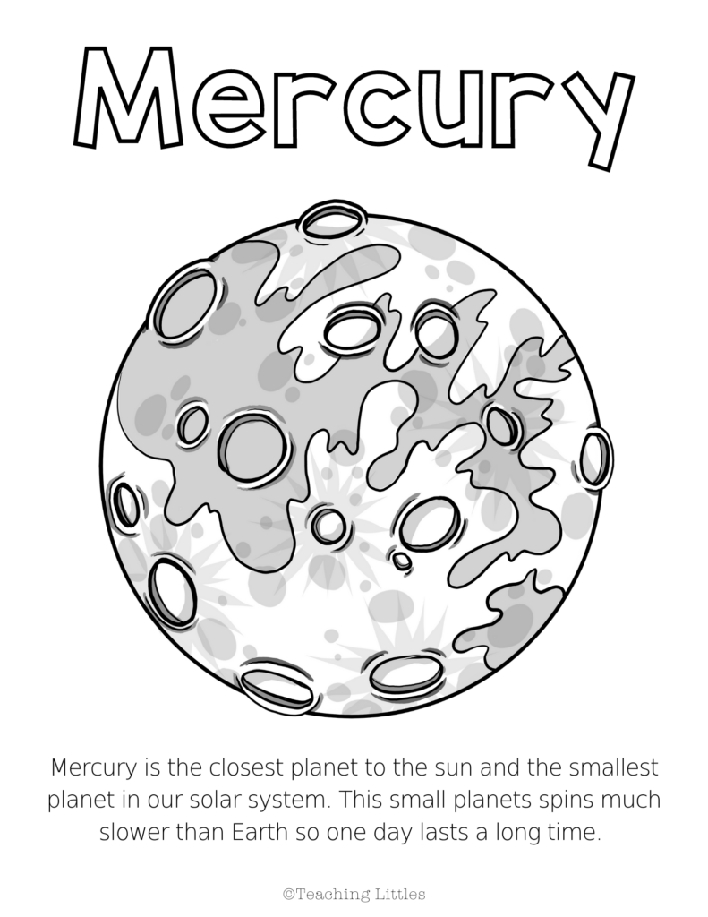 Planetsolar system coloring pages