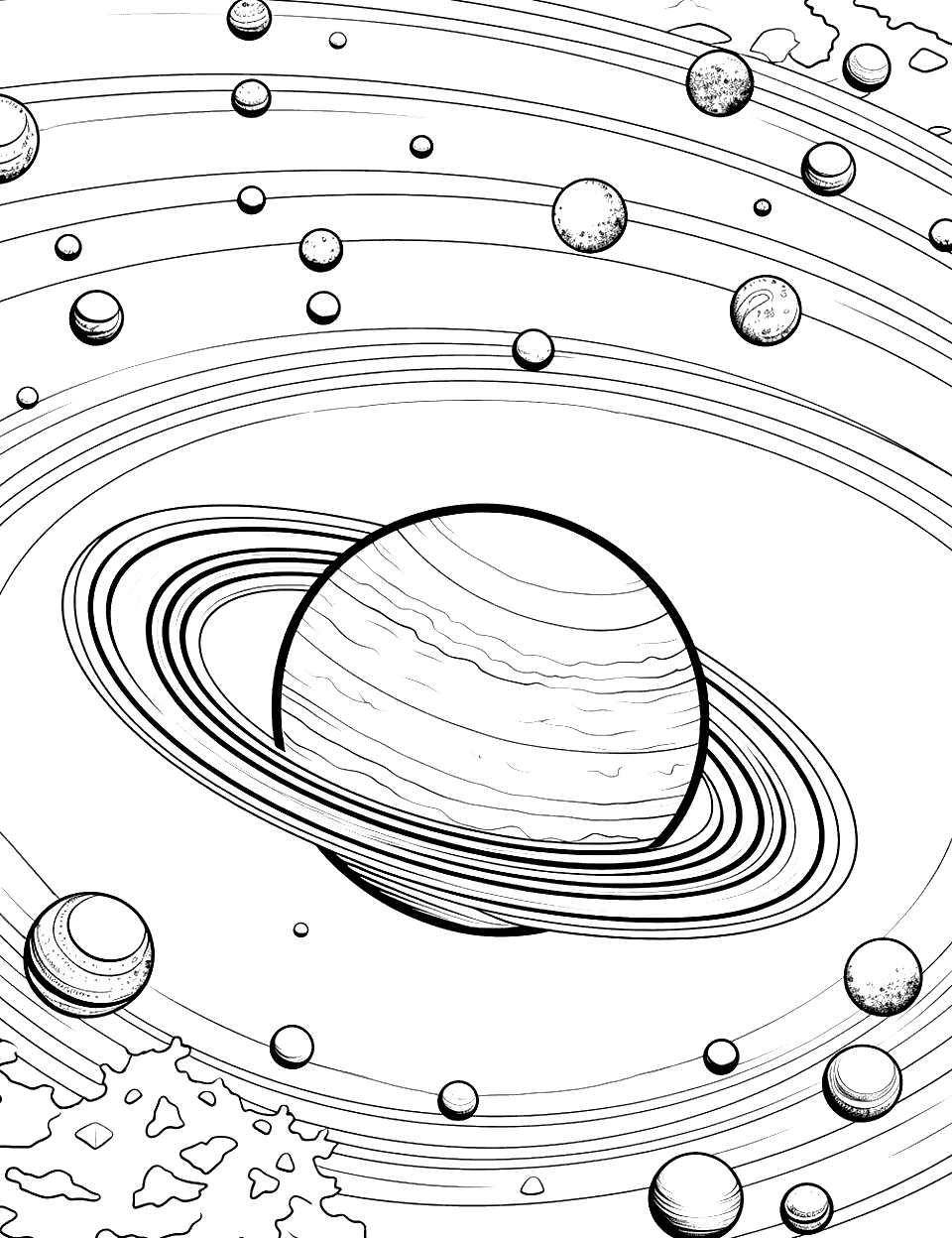 Solar system planet coloring pages free printables