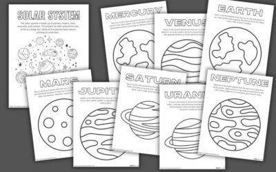 Free printable solar system coloring pages