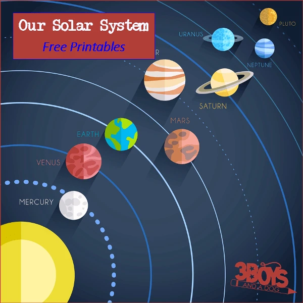 Free solar system printable coloring pages to scale
