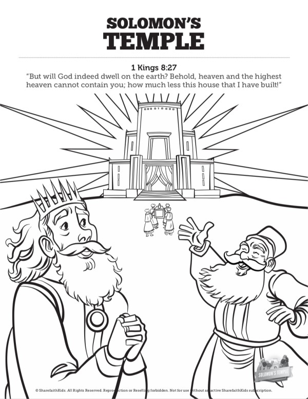 Kings solomons temple kids bible story clover media