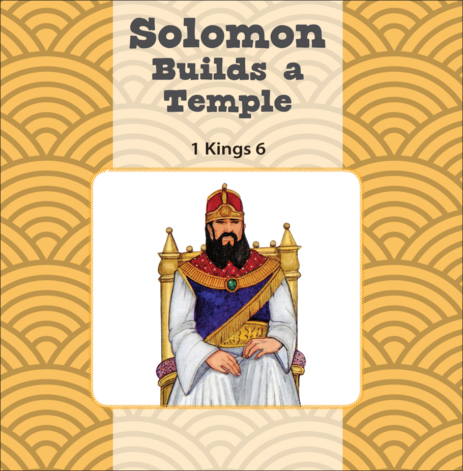 Solomon builds the templeking josiah finds the bible flip book