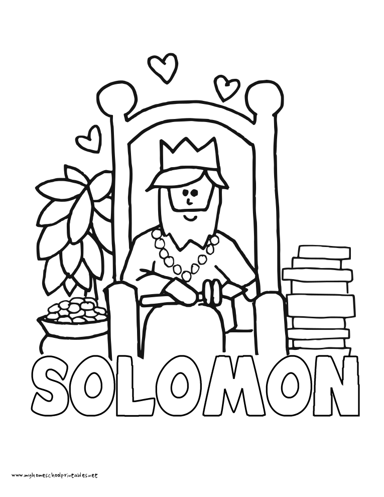 Free king solomon coloring page download free king solomon coloring page png images free cliparts on clipart library