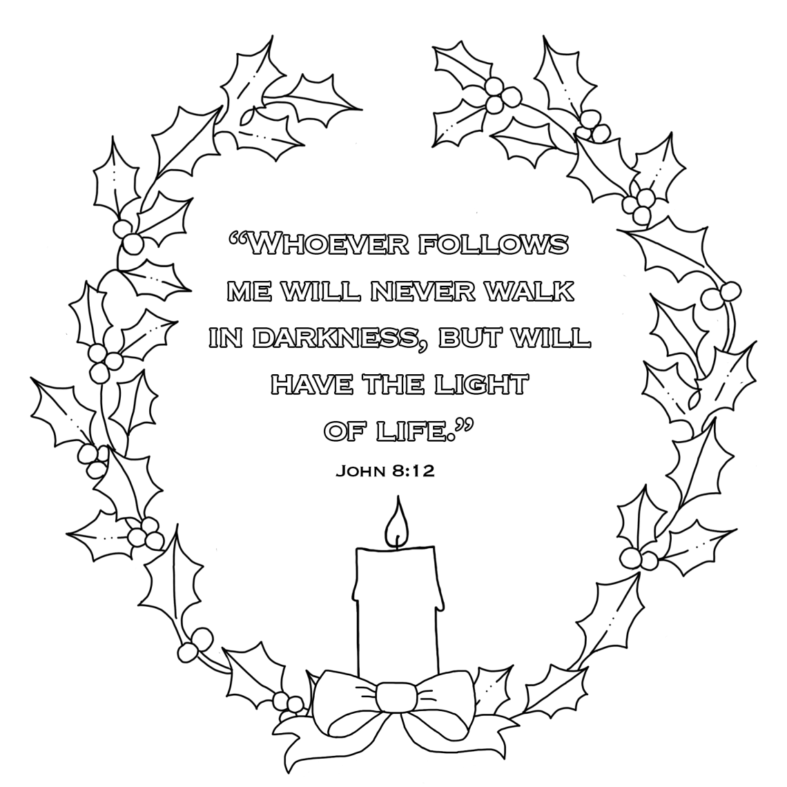 Printable coloring pages for christmas