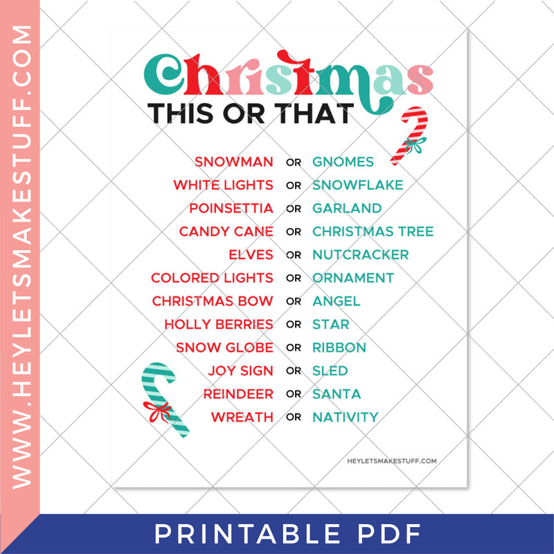 Printable christmas this