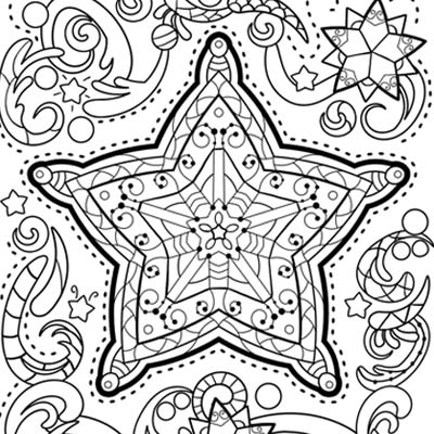 Winter solstice coloring pages