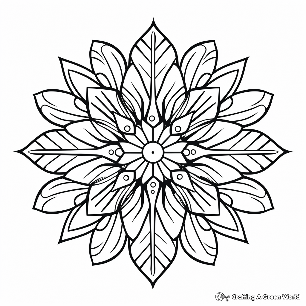 Winter solstice coloring pages