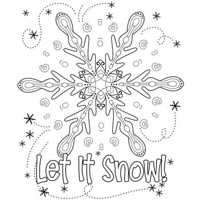 Winter solstice coloring pages