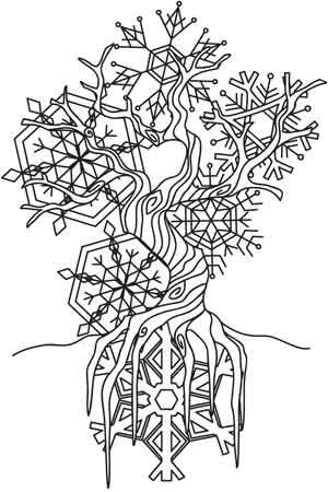 The winter tree coloring pages winter trees colouring pages