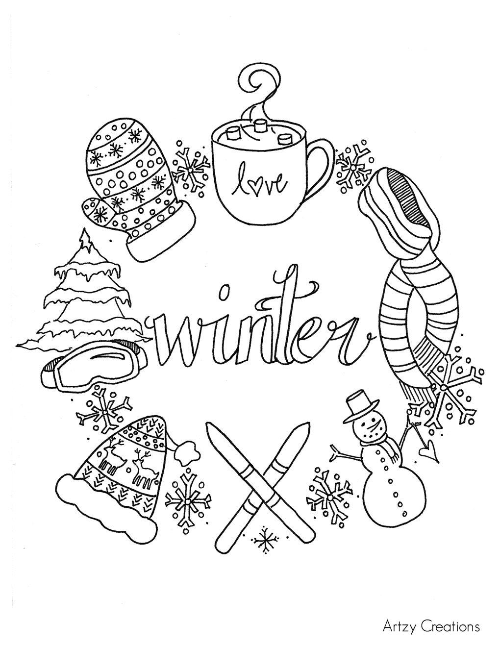 Printable winter solstice coloring pages â witches of the craft