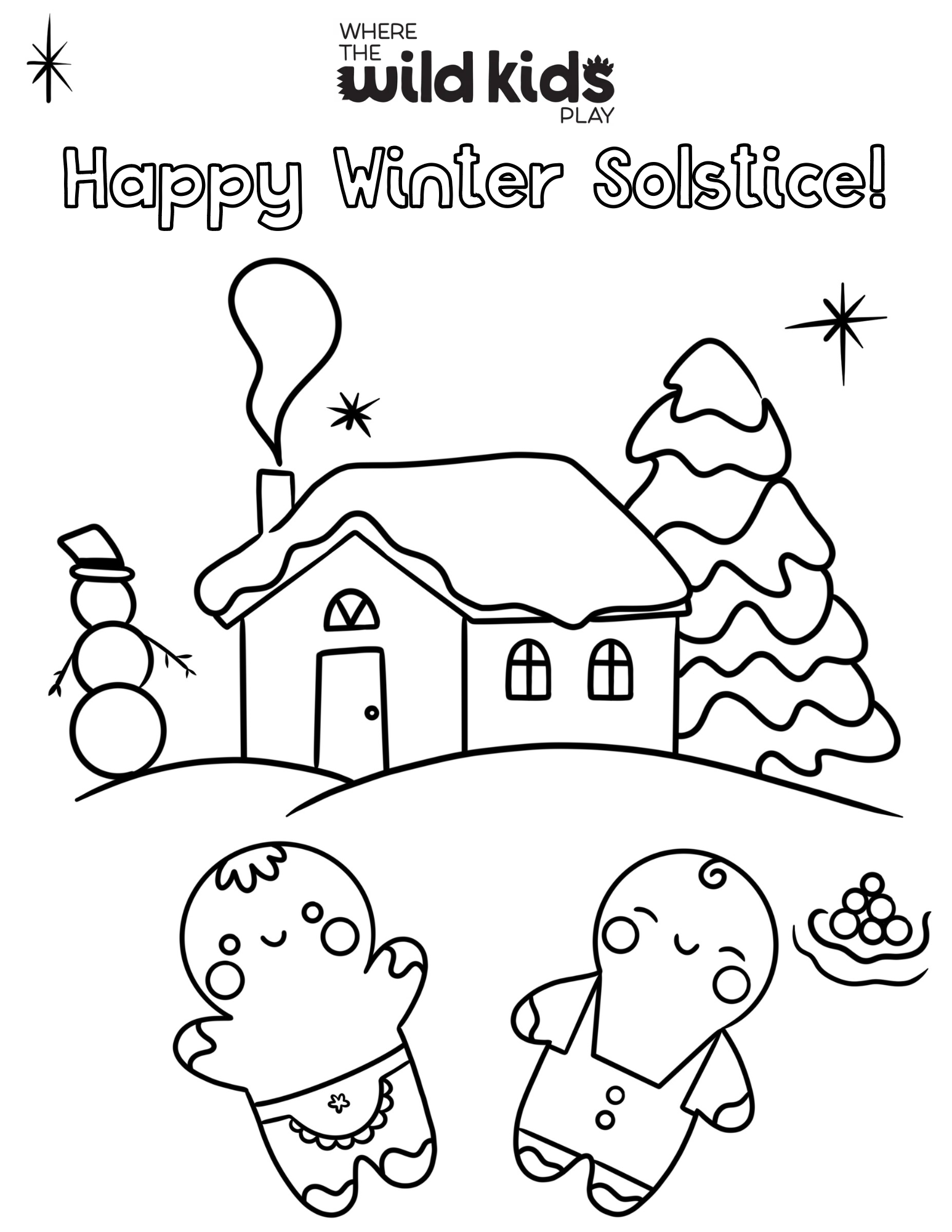 Coloring pages wild kids play