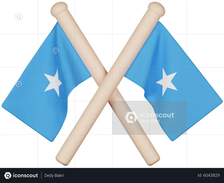 Somalia flag flag d icon download in png obj or blend format