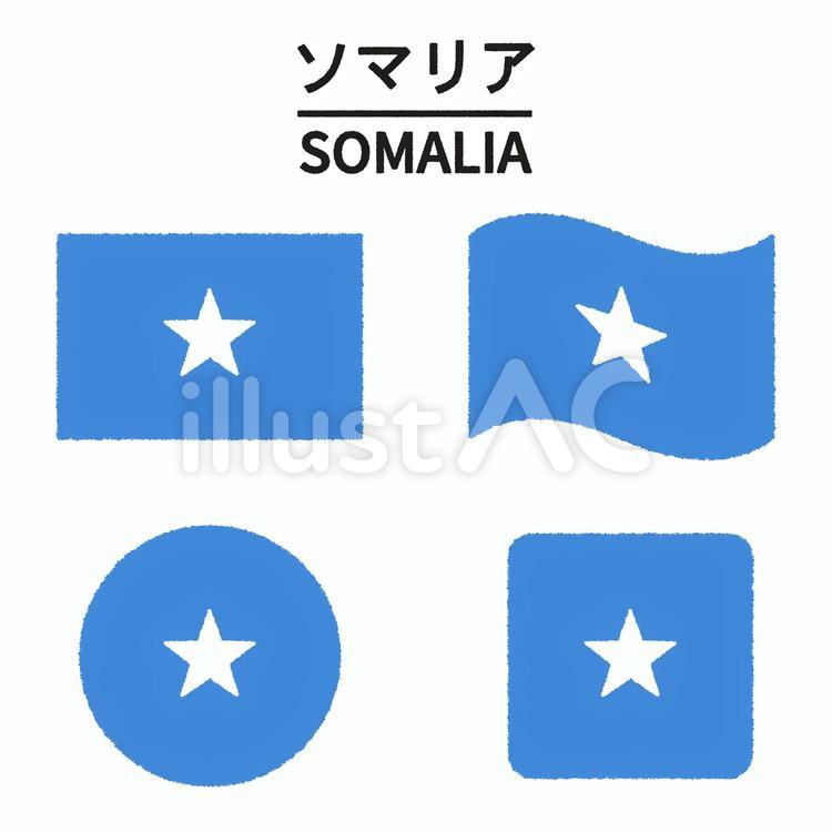 Free vectors illustration of the flag of somalia