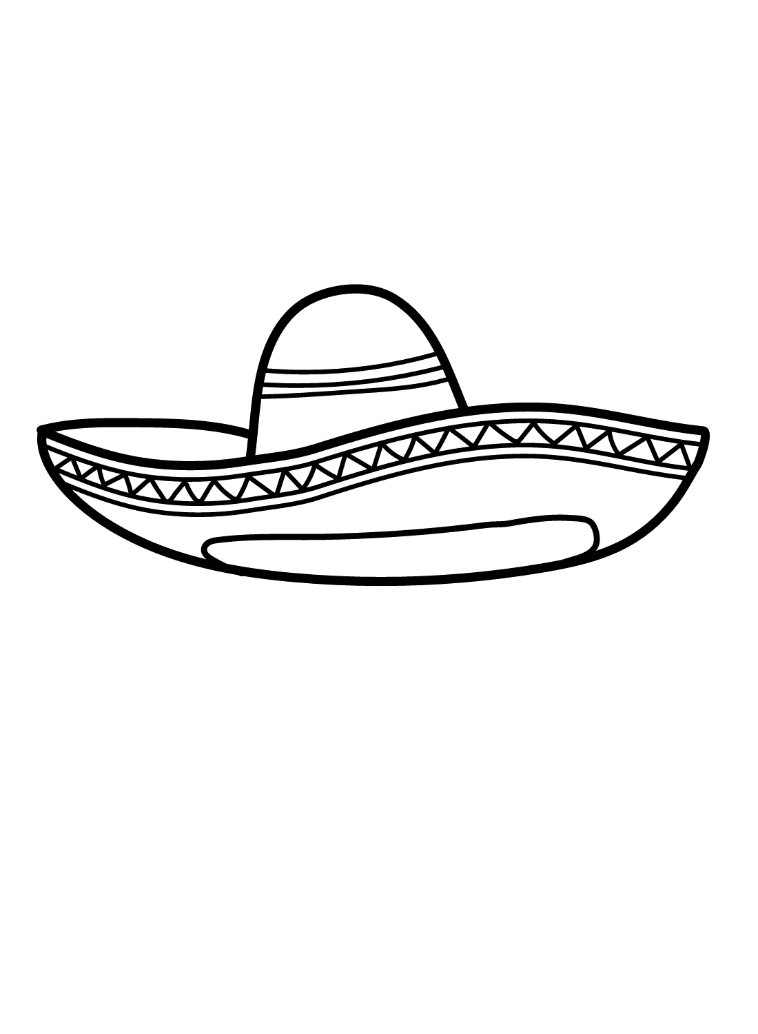 Hat coloring pages printable for free download