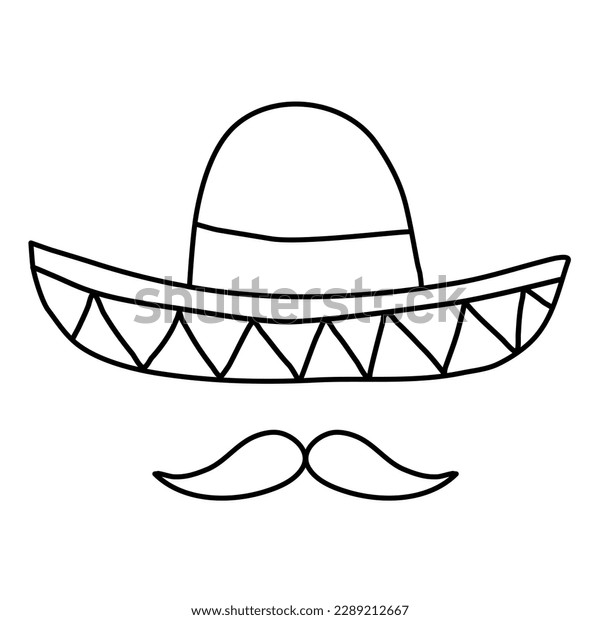 Sombrero outline images stock photos d objects vectors