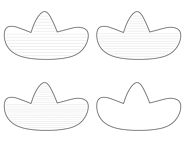 Free printable sombrero