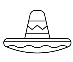 Sombrero coloring pages