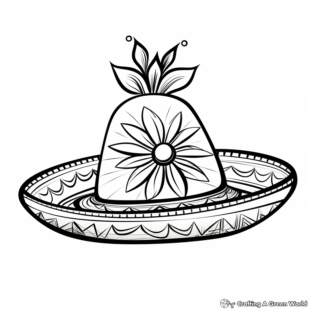 Sombrero coloring pages