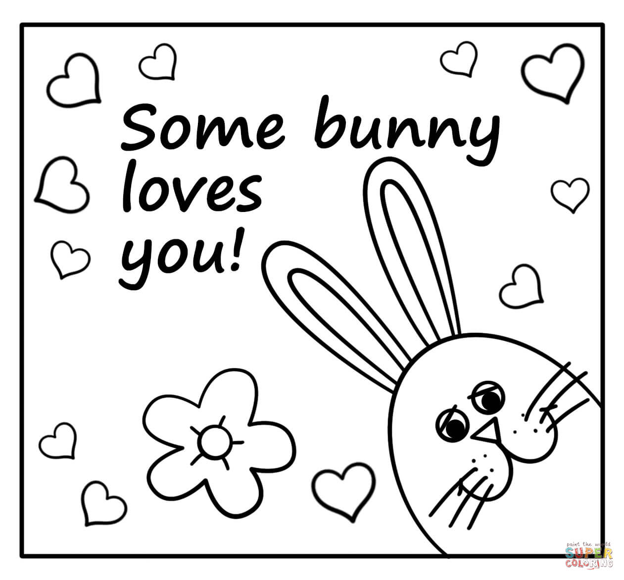 Some bunny loves you