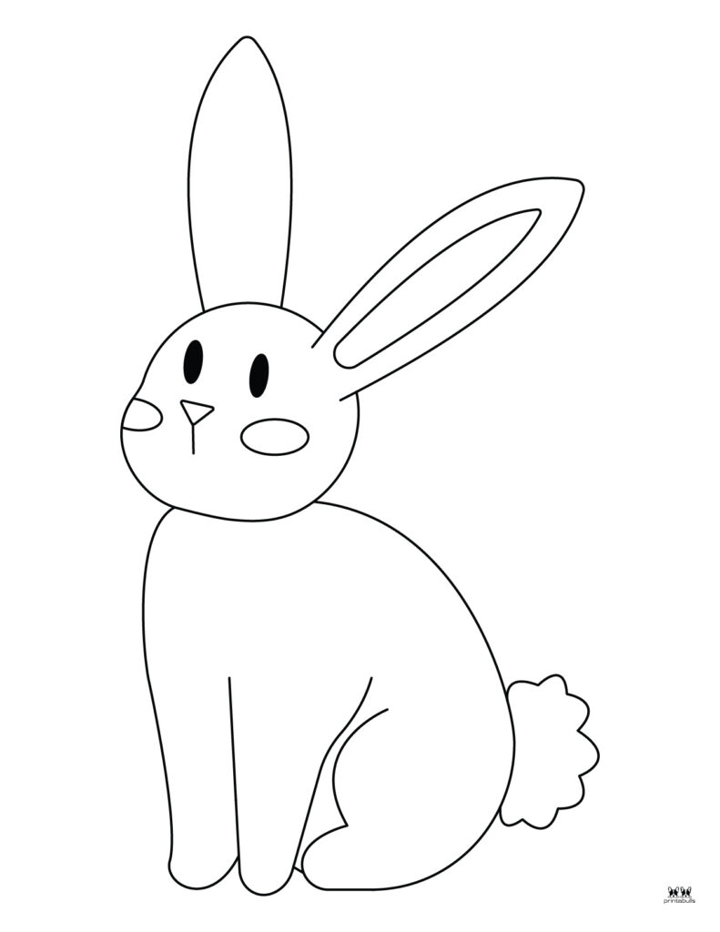 Bunny coloring pages